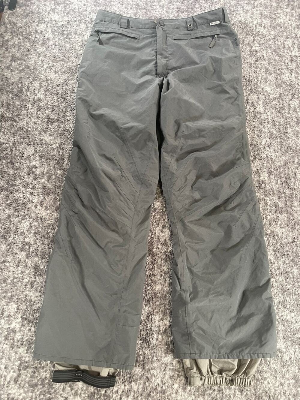 Burton Women's XL Gray Snowboard Ski Pants Waterproof Winter Snow Shell Cargo